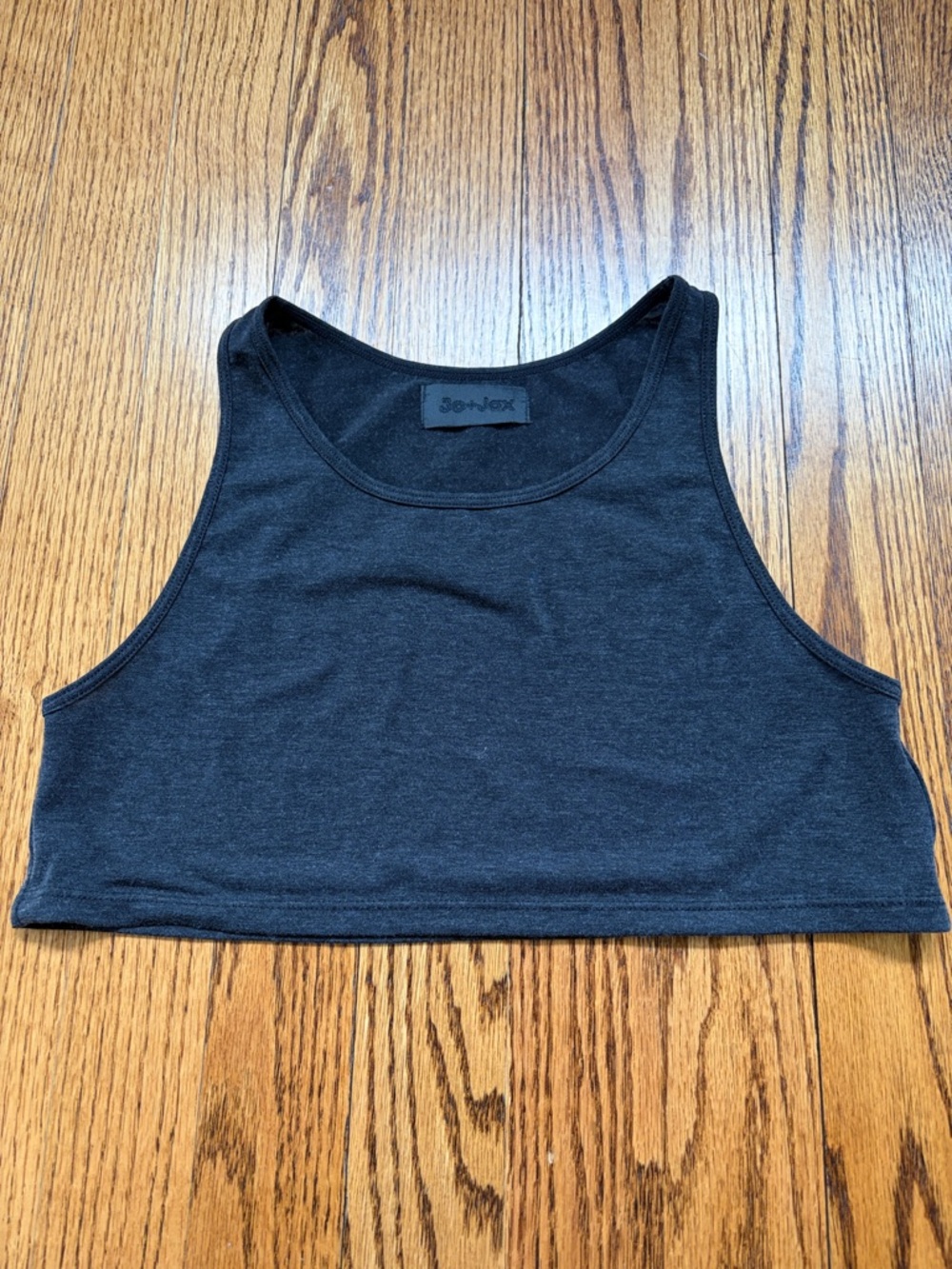 Black Kids Cropped Tank Top - Everyday Active Tee